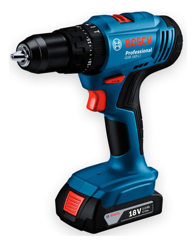 PARAFU/FURADE C/IMPACT C/BAT+MAL GSB 183-LI 18V BOSCH ECOM*