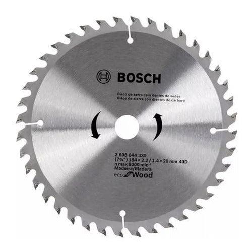 DISCO SERRA CIRCUL D184X40T BOSCH*