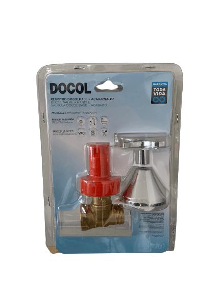 KIT REGIST BASE PRESSA C/ACABAM 3/4 DOCOL NOVA PERTUTTI