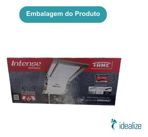 Chuveiro Ducha Intense Eletrônica 4487 220V 6500W Black/Preto Fame