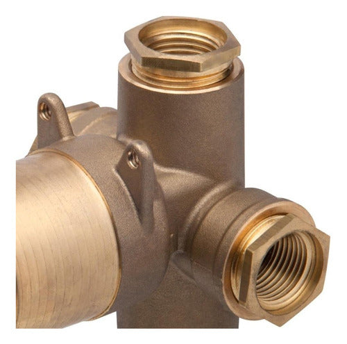 Base Misturador Monocomando P/Banheira E Chuveiro Alta Pressão 00545800 Docol