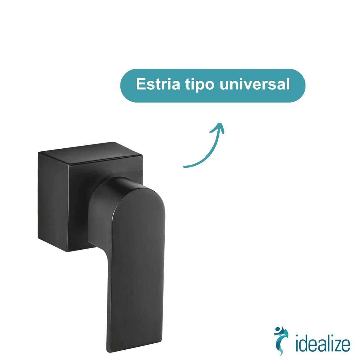 Acabamento Registro Pressão Gaveta 1´´ ½´´ ¾´´ LorenLike 4906 B78 Preto Lorenzetti