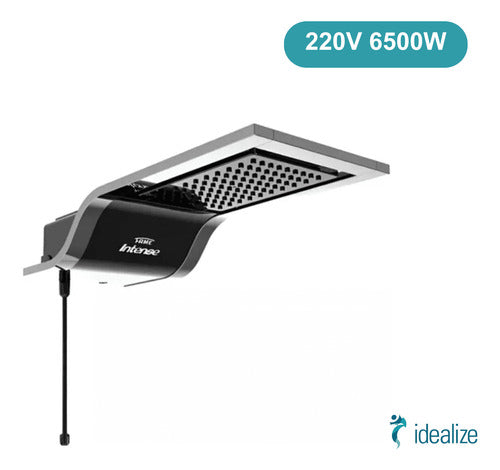 Chuveiro Ducha Intense Eletrônica 4487 220V 6500W Black/Preto Fame