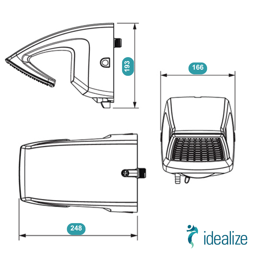 Chuveiro Ducha Futura Multitemperaturas 220V 7500W Branco Lorenzetti