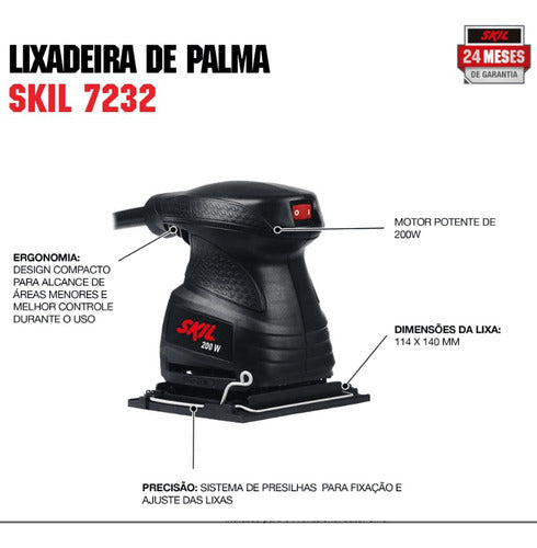 LIXADE ORBITA 7232 127V BOSCH SKIL