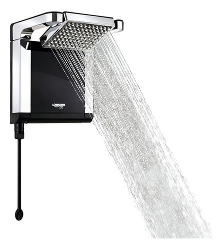 DUCHA ULTRA PR/CROMADO 220V 7800W LORENZETT ACQUA STAR ECOM*