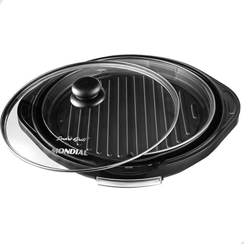 GRILL G04 30CM PRETO 127V MONDIAL SMART*
