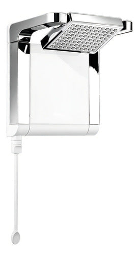 Chuveiro Ducha Elétrico Eletrônica Acqua Star Ultra 220V 7800W Branco/Cromado Lorenzetti