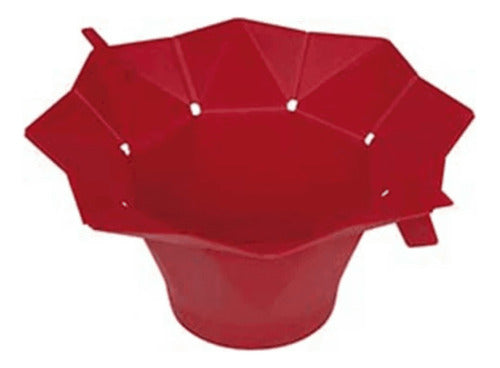 PIPOQU SILICO VERMELHA 30CM MOR*