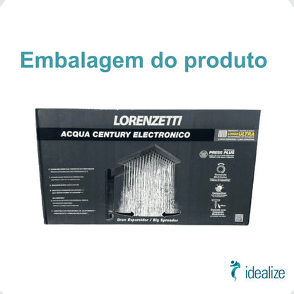 Chuveiro Ducha Eletrônico Acqua Century Branco Matte 127V 5500W Lorenzetti