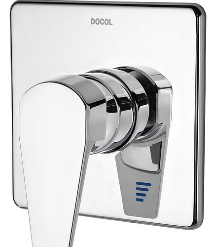 Acabamento Chuveiro/Ducha Higiênica Monocomando Alta Pressão 1/2"e 3/4" Lift 00804906 Cromado Docol