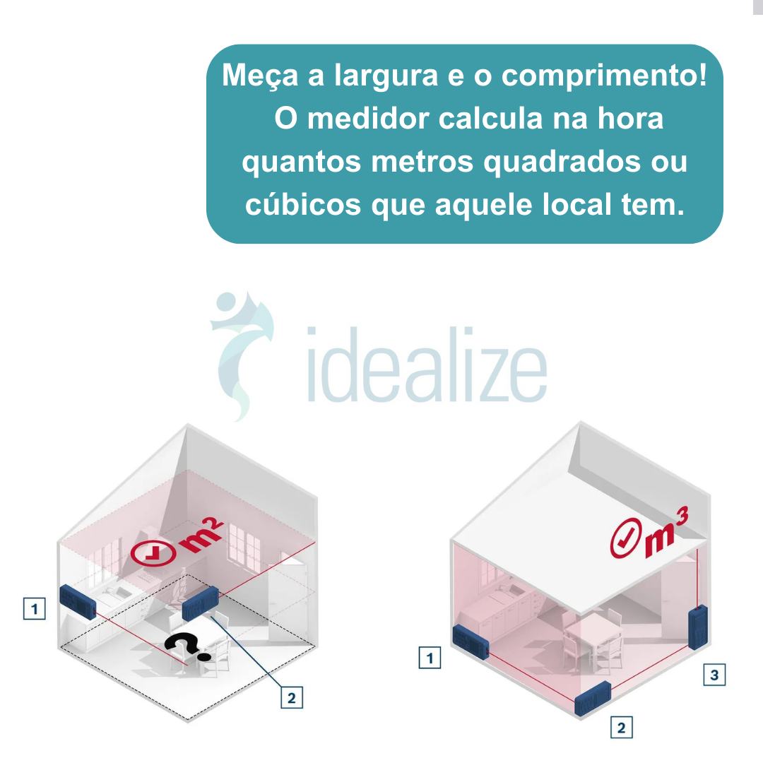 Trena Medidor Laser Professional GML 40 Alcance 40m C/Bolsa Protetora Azul/Preto Bosch
