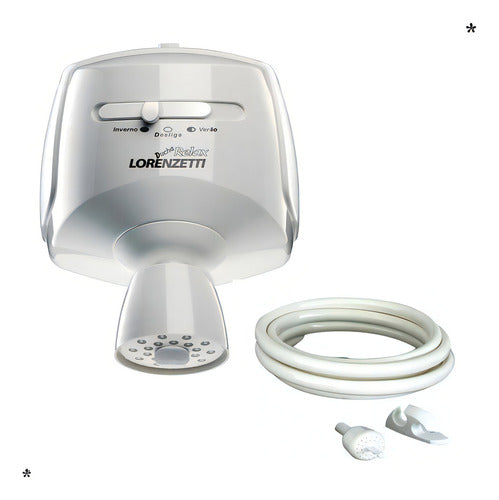 DUCHA BRANCO 220V 5500W LORENZETTI RELAX ECOM*