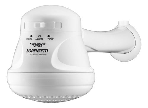 DUCHA C/CANO BRANCO 127V 4600W LORENZETTI MAXI BANHO