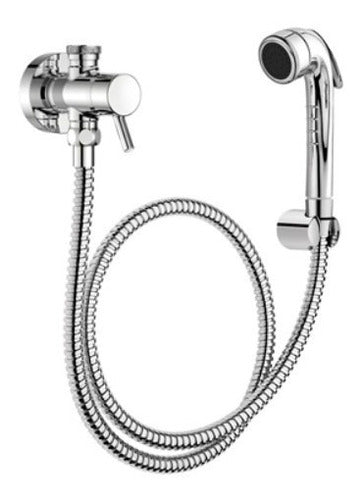 Chuveirinho Ducha Higiênica Registro E Derivação C/Gatilho Nova Lóggica 01137906 Cromado Docol