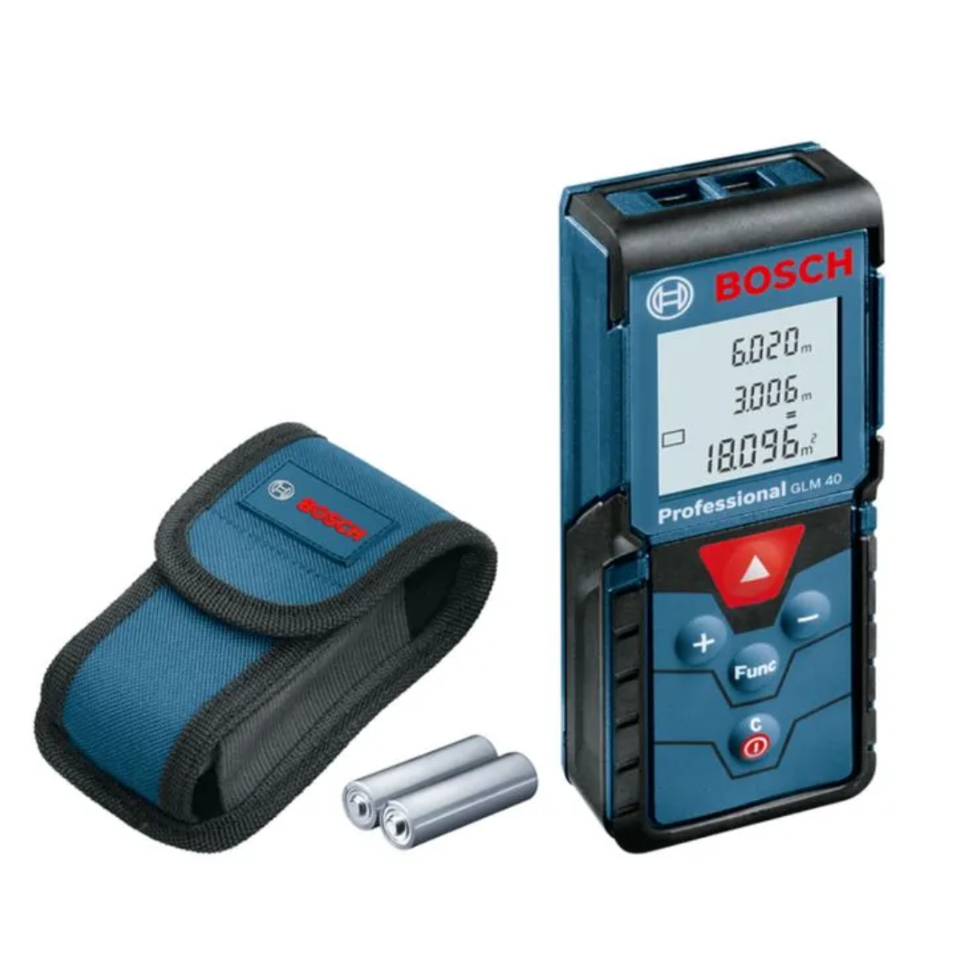Trena Medidor Laser Professional GML 40 Alcance 40m C/Bolsa Protetora Azul/Preto Bosch