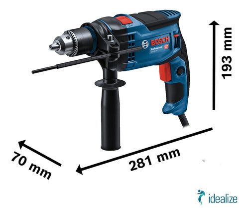 FURADE IMPACT GSB16 RE 850W 220V + MALETA BOSCH ECOM*