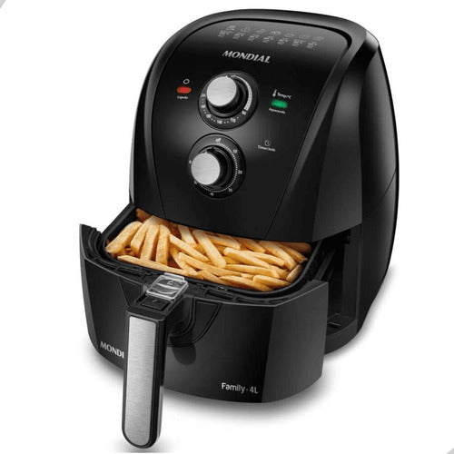 AIR FRYER FAMILY AFN40FB 4L PRETA 127V MONDIAL*
