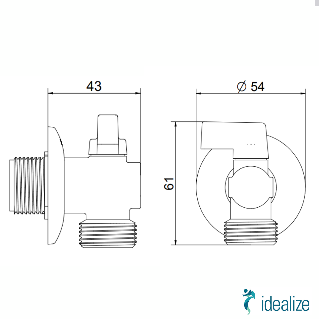 Kit 2 Torneiras Esfera Lavanderia P/Máquina De Lavar Roupas/Louças 00784006 Cromado Docol